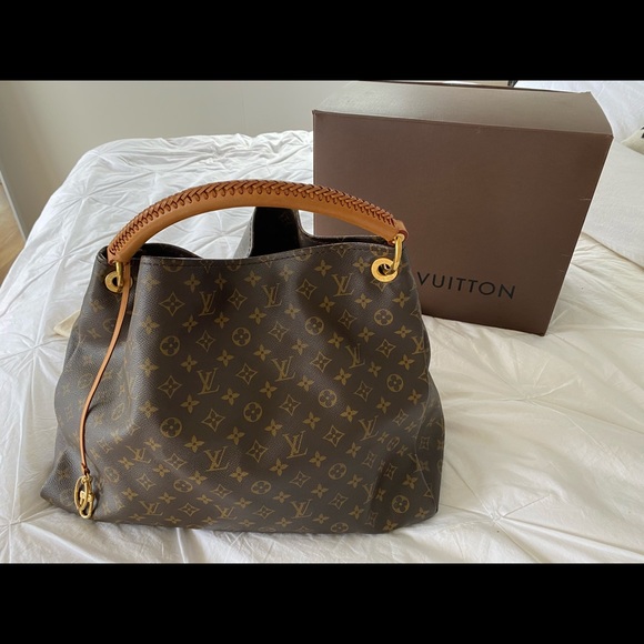 SOLD Louis Vuitton Artsy GM Brown Canvas Hobo - Picture 2 of 8